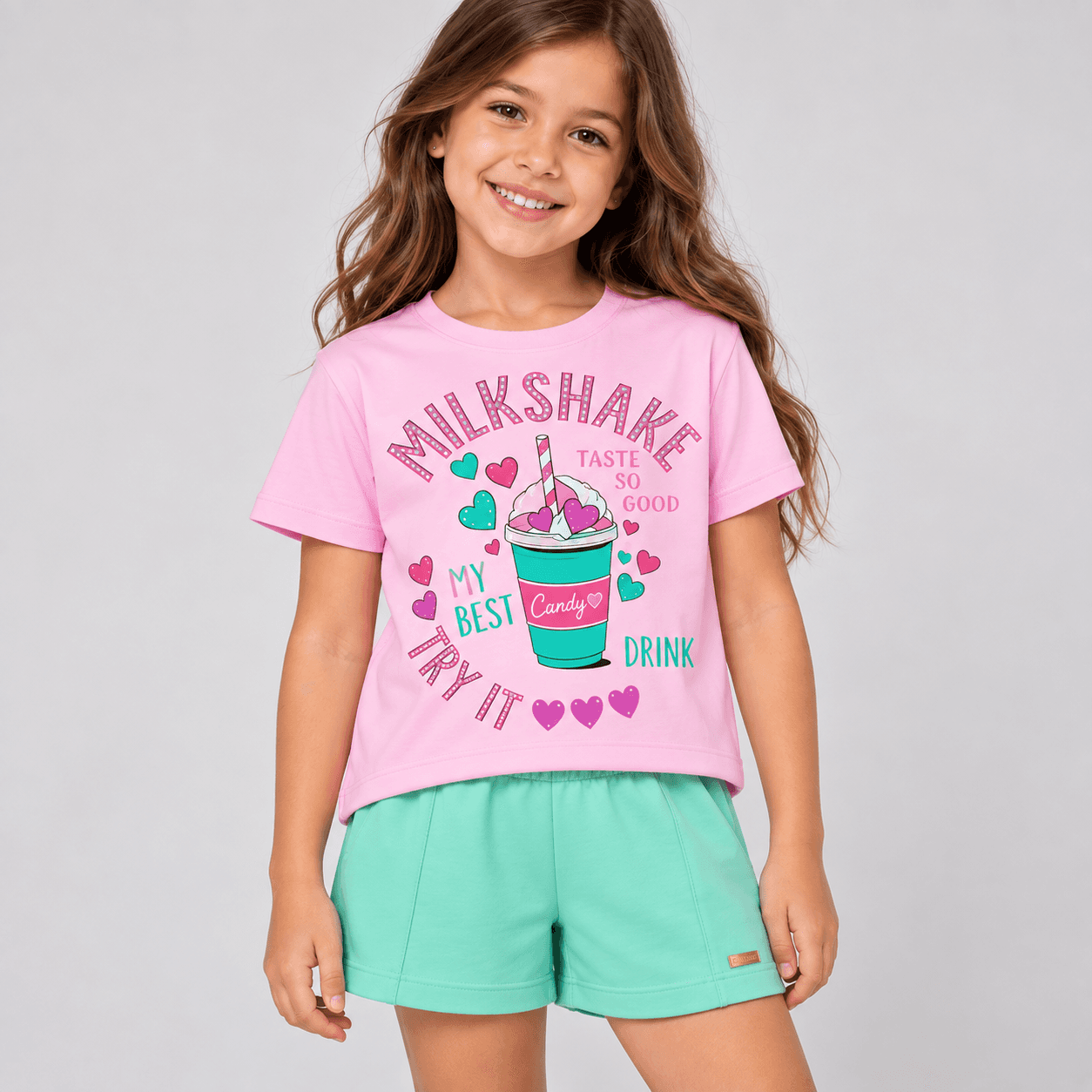Conjunto menina Milk ShaKe