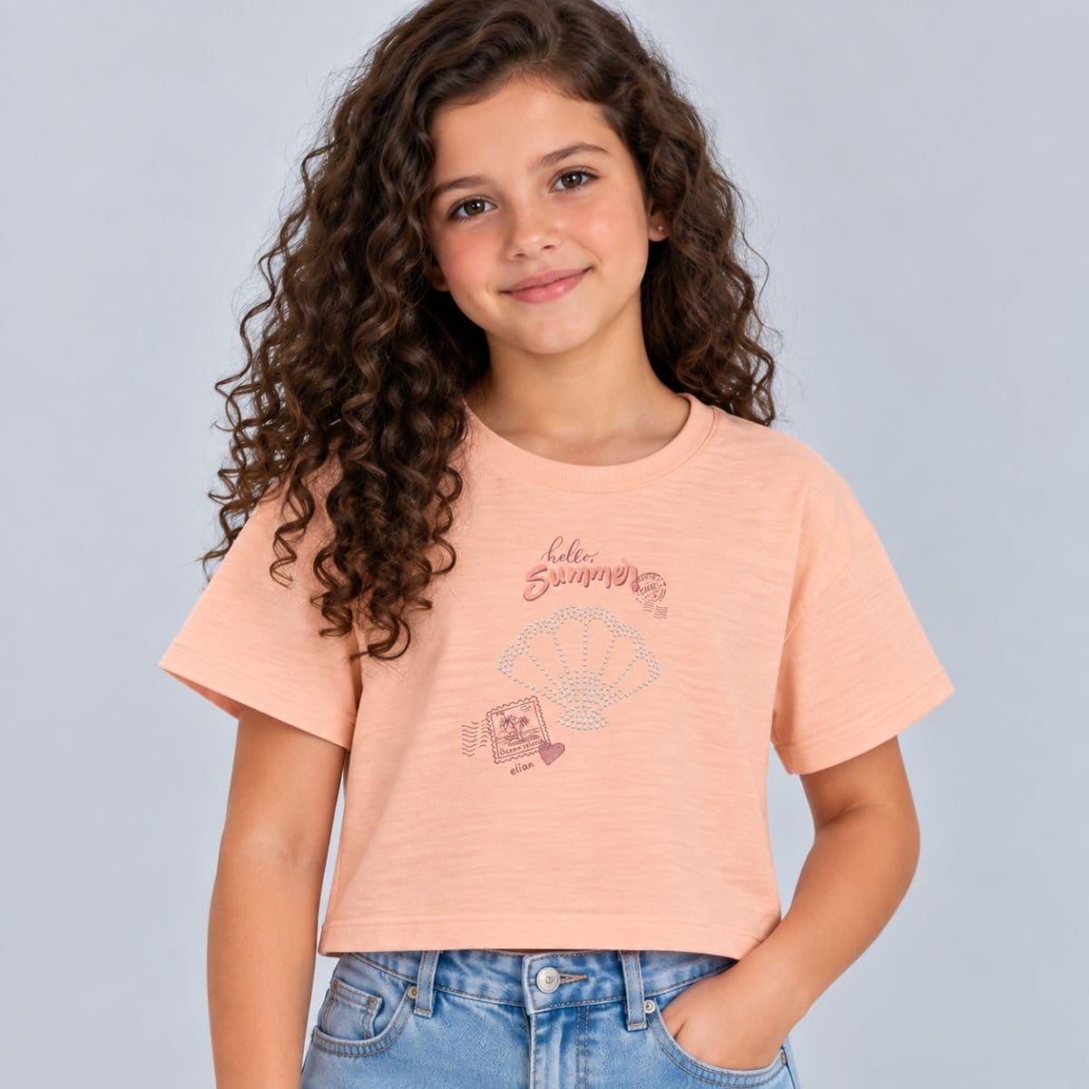 Blusa cropped Elian - Foto 1