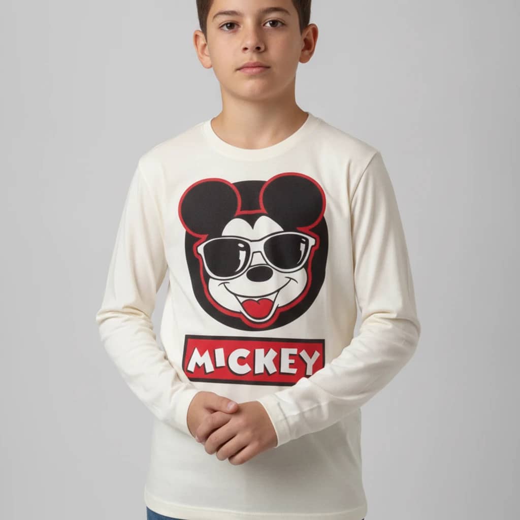 Camiseta manga longa Mickey